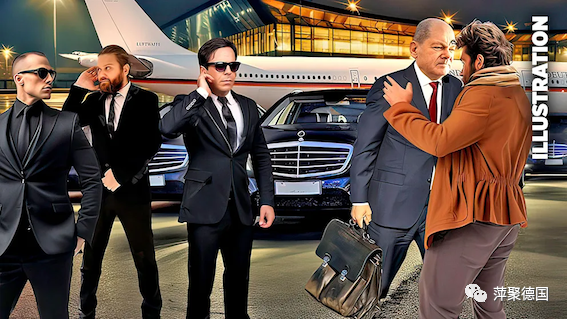 重大安全漏洞：总理朔尔茨机场被陌生人拥抱-ichn.eu | 人在欧洲