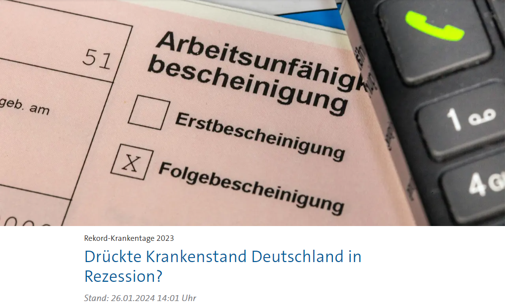 德国成真正“病夫”：员工病假太多导致德国经济衰退-ichn.eu | 人在欧洲