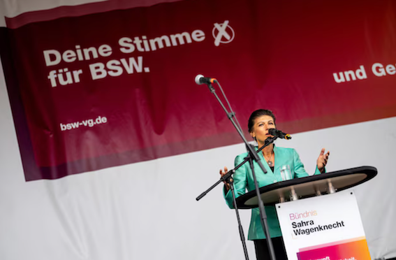 大多数东德人相信新党BSW有能力参与执政-ichn.eu | 人在欧洲