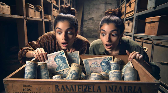 意大利姐俩在家中地下室里发现1.58亿里拉,想兑换-ichn.eu | 人在欧洲