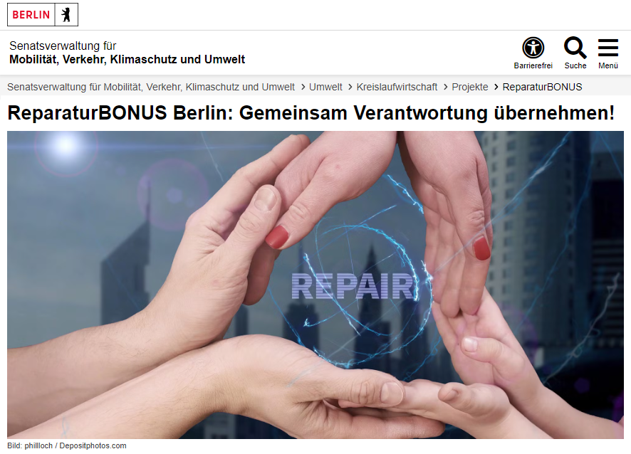 慕了！柏林的小伙伴修电器也有补贴了，最高200欧-ichn.eu | 人在欧洲