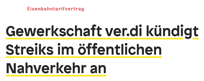 注意！德国这6个州将迎来公共交通大罢工！你的出行计-ichn.eu | 人在欧洲