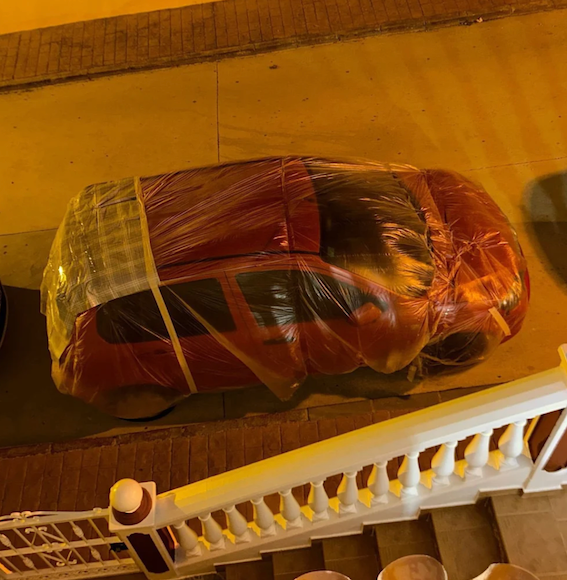 西班牙再次发布风暴警报，人们干脆将车绑起来了-ichn.eu | 人在欧洲