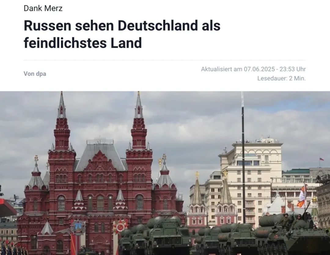 “最不友好国家”？德国在俄罗斯民调中超越美国登顶-ichn.eu | 人在欧洲