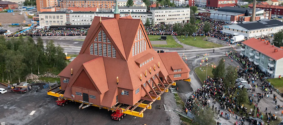 必须关注：瑞典小镇现场直播搬教堂！-ichn.eu | 人在欧洲